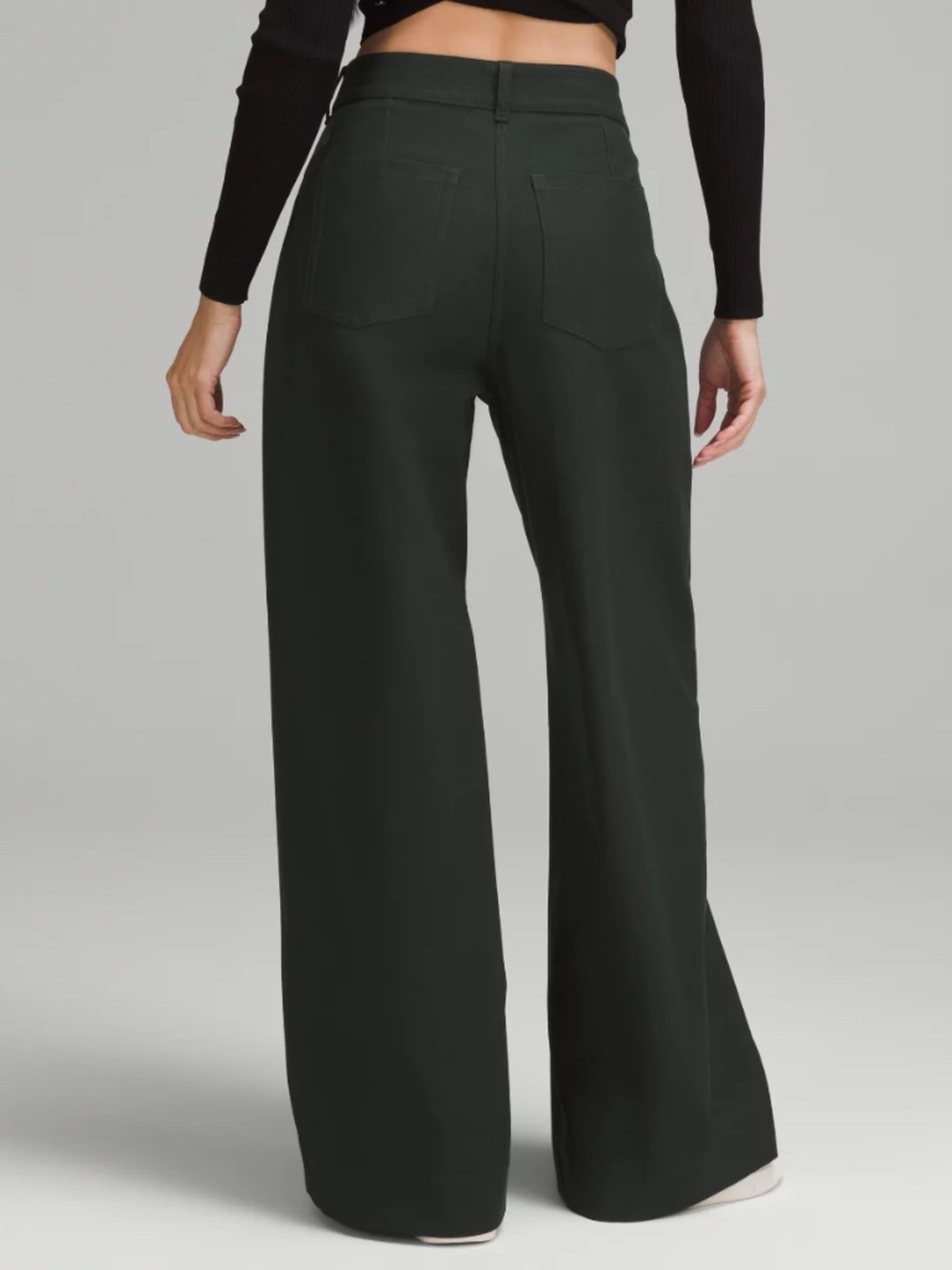 City Sleek 5 Pocket High-Rise Wide-Leg Pant Light Utilitech Women's size 29 - Picture 2 of 3